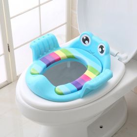 Baby Children Toilet Seat Toilet (Color: Blue)