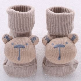 Baby socks (Option: Light Brown-M)