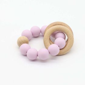 Baby Multicolor Chewable Teether Chain Soothing Chain (Size/Age: Average Size (0-8Y), Color: Light Pink)