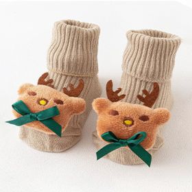 Baby socks (Option: Brown-M)