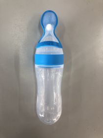 Baby Spoon Bottle Feeder (Color: Navy Blue)